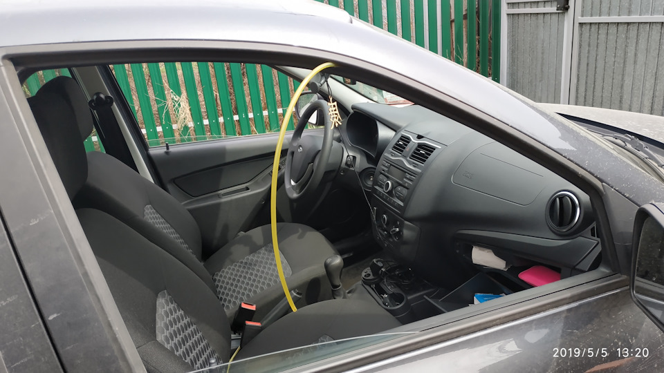 Устранение дребезга Стекол, номерная рамка, фетр — Lada Гранта Лифтбек ...