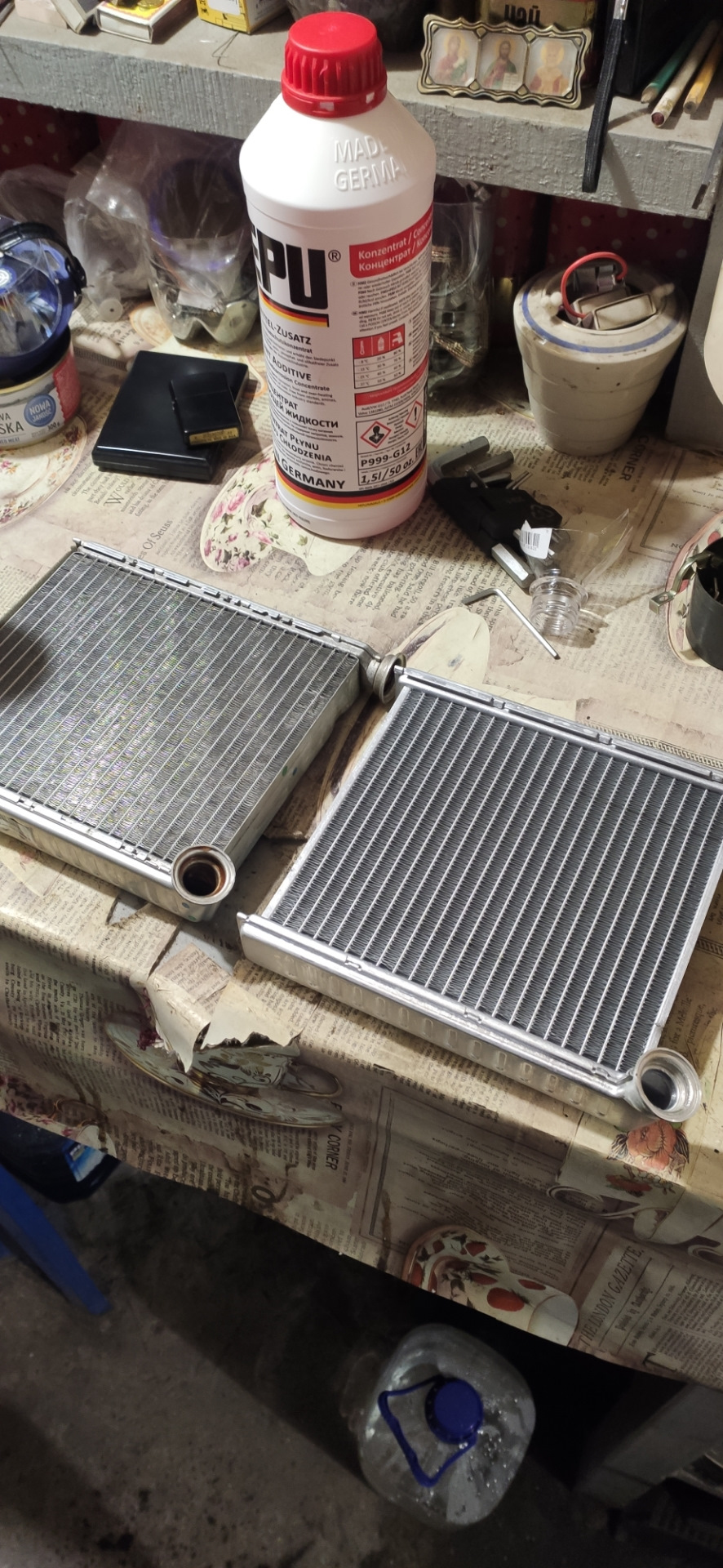 Забитый радиатор печки — Volkswagen Jetta VI, 1,8 л, 2015 года ...