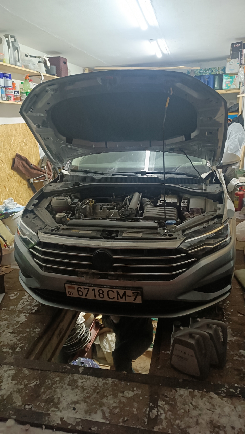 Замена масла — Volkswagen Jetta VII, 1,4 л, 2019 года | плановое ТО ...