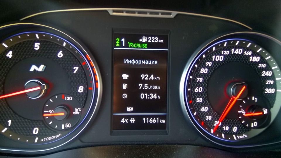 Расход топлива? Нормальный — средний. — Hyundai i30 N, 2 л, 2019 года ...