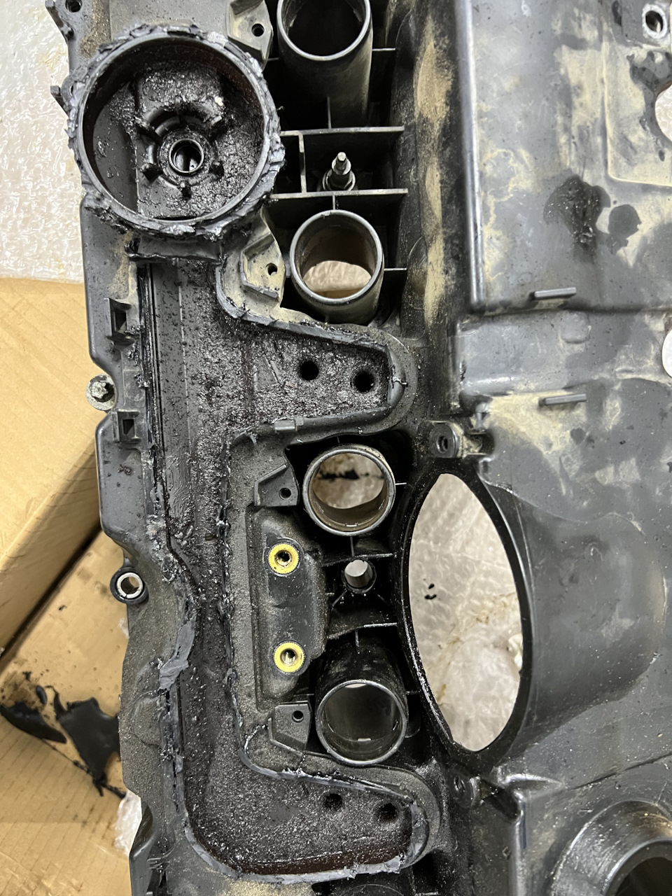 Разбор вентиляции картерных газов клапанной крышки N52. — BMW 5 series ...