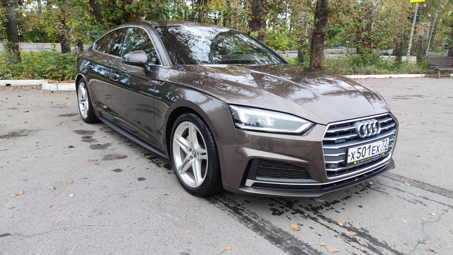 Audi a5 2017 желтая