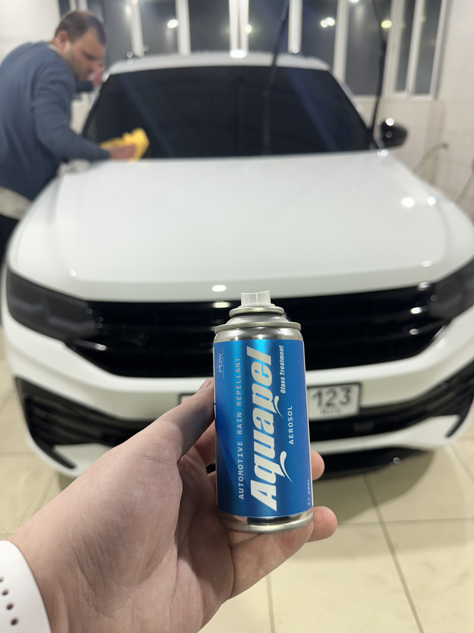 ↪️Нанесли Аквапель – американский антидождь! — Volkswagen Tiguan (2G ...
