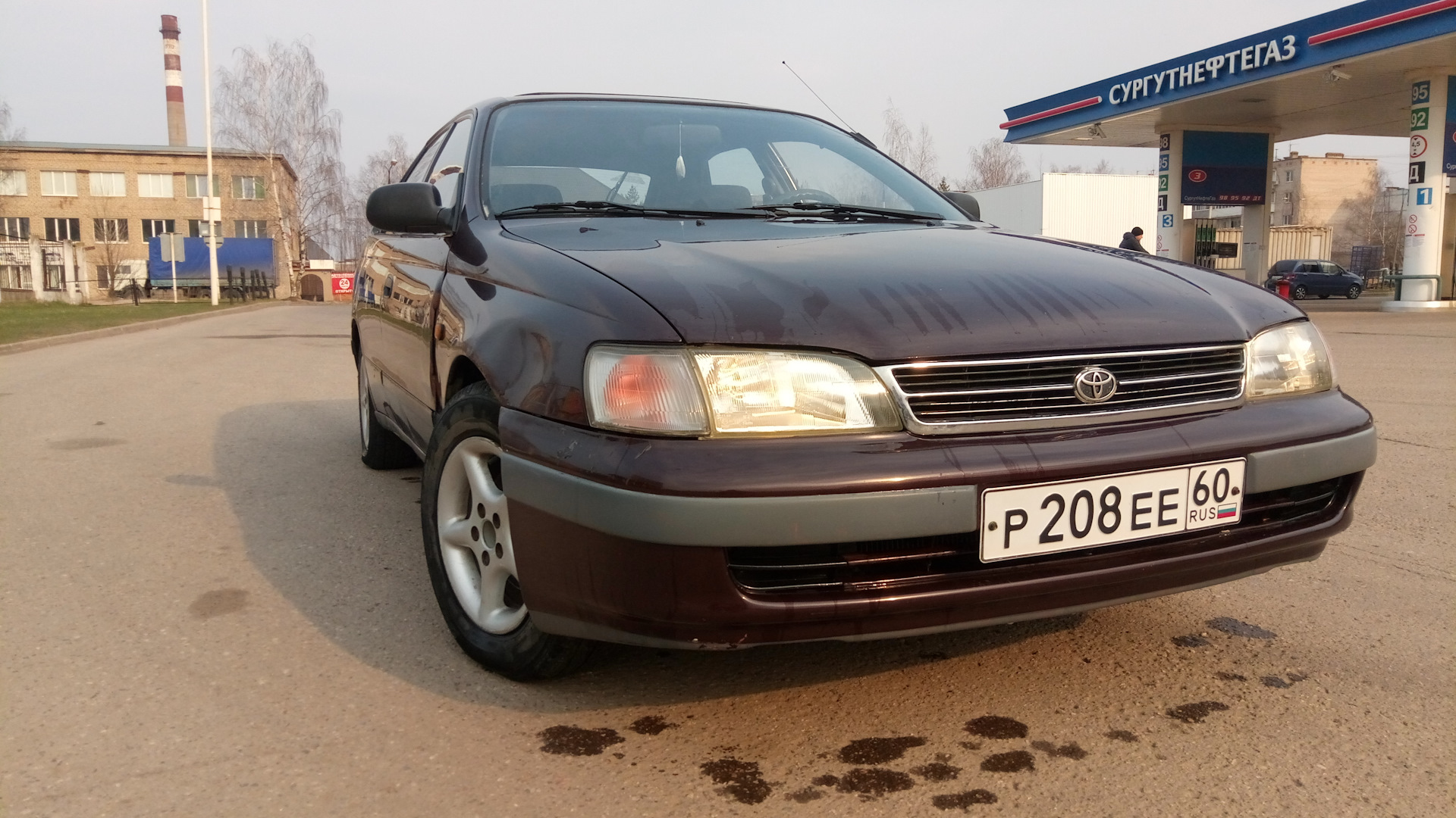 Toyota Carina E 1.6 бензиновый 1993 | Тёмный Жемчуг Аметиста на DRIVE2