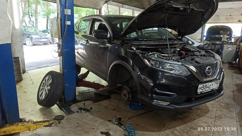 Установка пламегасителя — Nissan Qashqai (2G), 2 л, 2019 года | визит ...