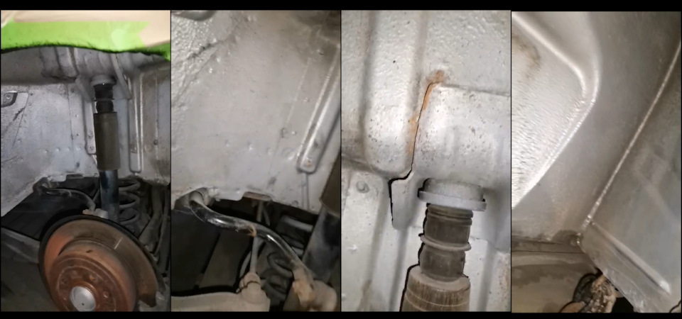 Такое состояние арок за подкрылками сзади. Тоже очень все хорошо для 20 лет машине. — Peugeot 406 Coupe