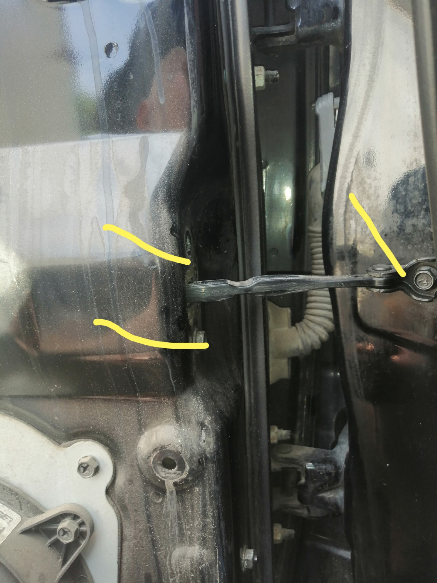 Ремонт ограничителей дверей на Ниссан Мурано з50 — Nissan Murano I, 3,5 ...