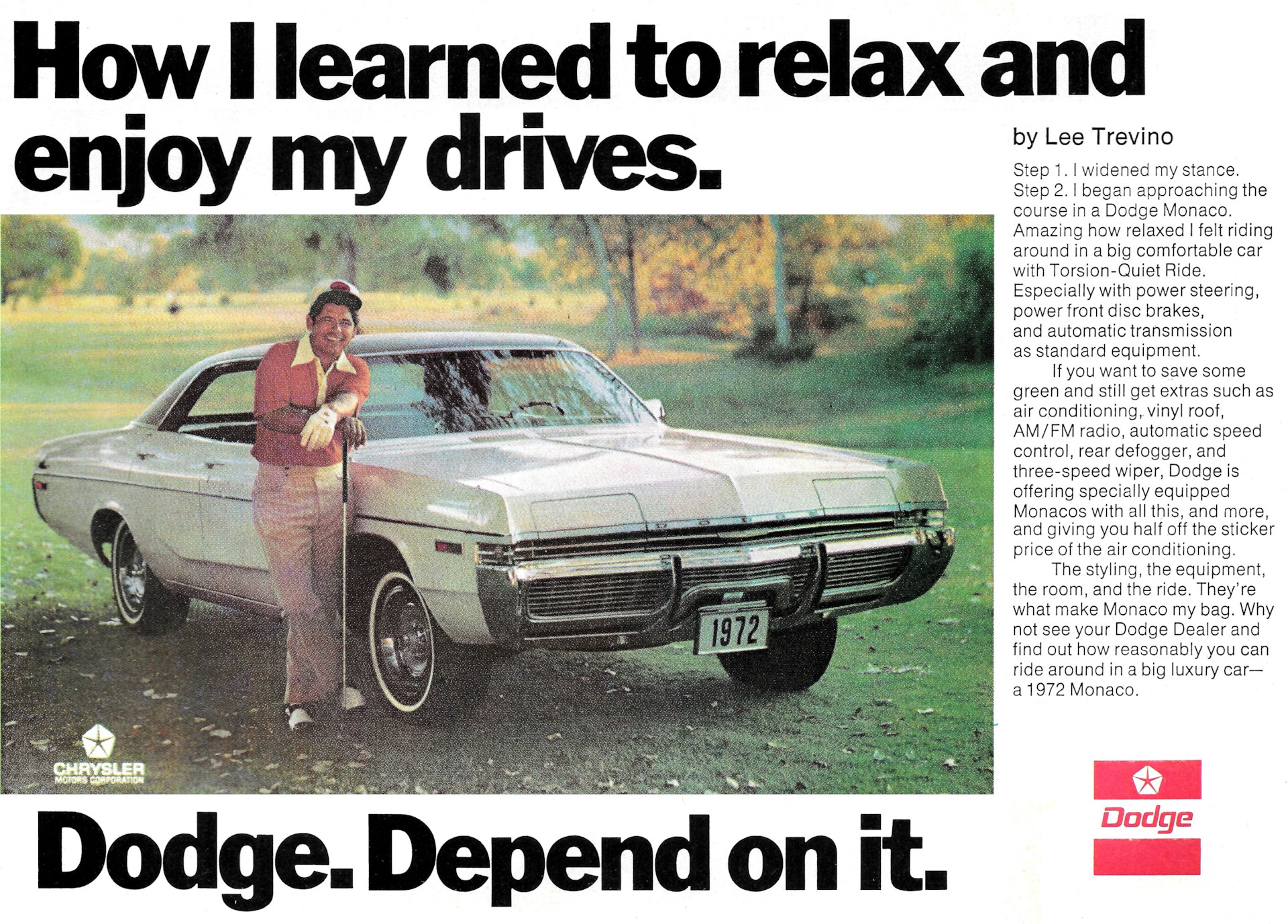 Depend on Dodge (202) — «История автомобилестроения» на DRIVE2