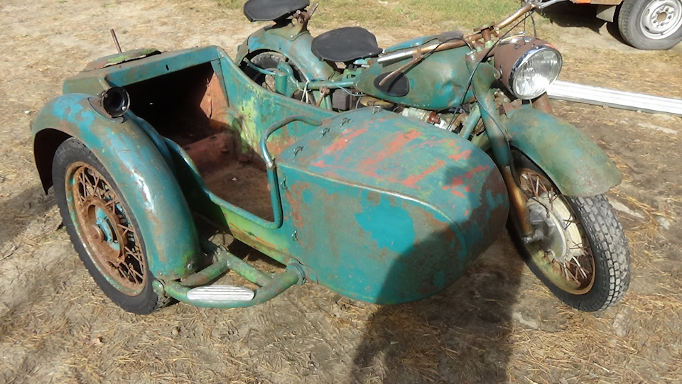 Мотоцикл К- 750 М, попытка провернуть двигатель. — DRIVE2