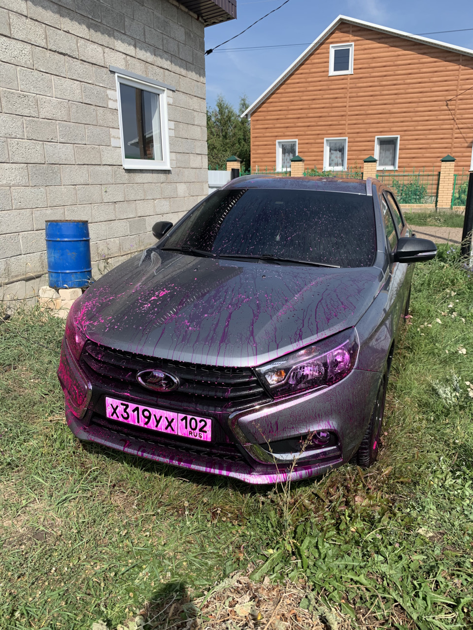 Номера без флага и жирный шрифт. — Lada Vesta SW, 1,6 л, 2019 года |  аксессуары | DRIVE2