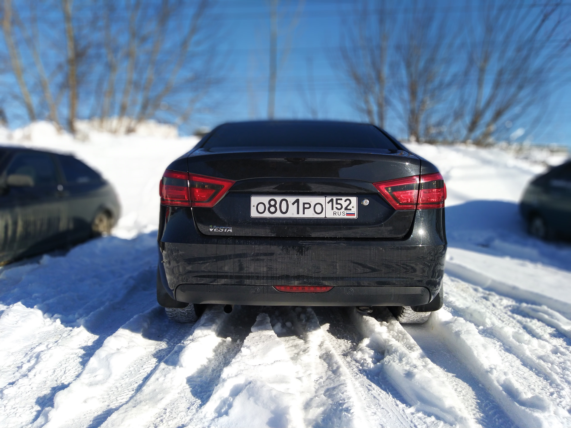 Частичная тонировка задних фонарей — Lada Vesta, 1,6 л, 2017 года |  стайлинг | DRIVE2