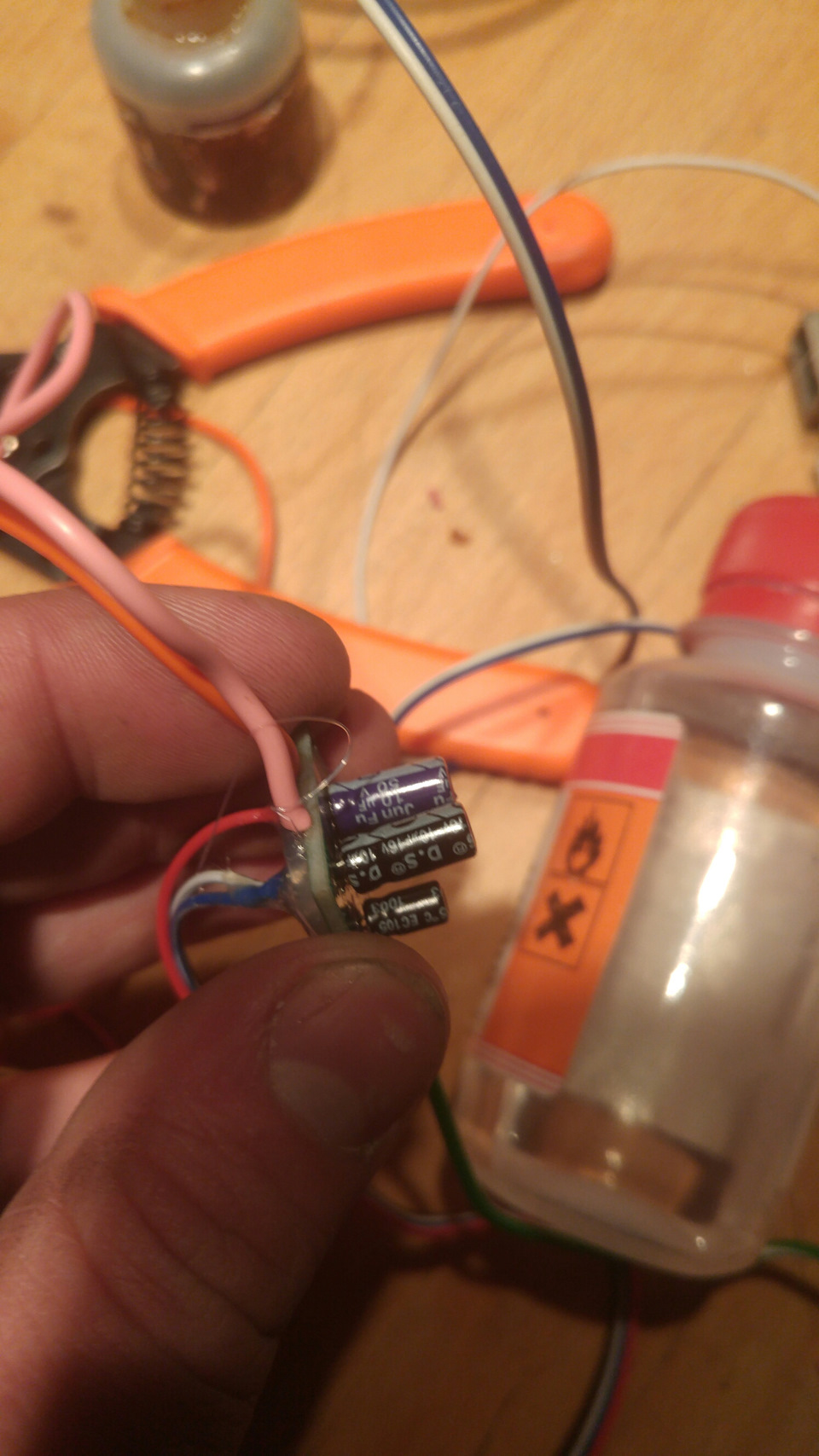 Кондеры + к магнитоле — Honda Civic Hatchback (8G)