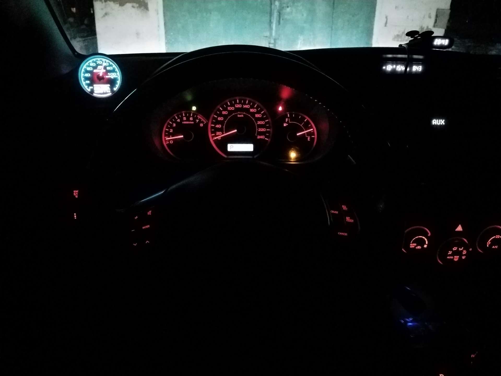 Установка датчика ОЖ и Вольтметра — Subaru Impreza (GE, GH), 2 л, 2008 ...