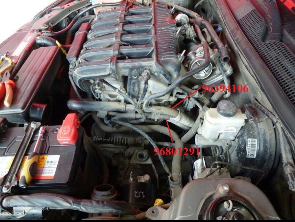 Патрубки Шевроле Эпика — Chevrolet Epica, 2 л, 2007 года | наблюдение ...
