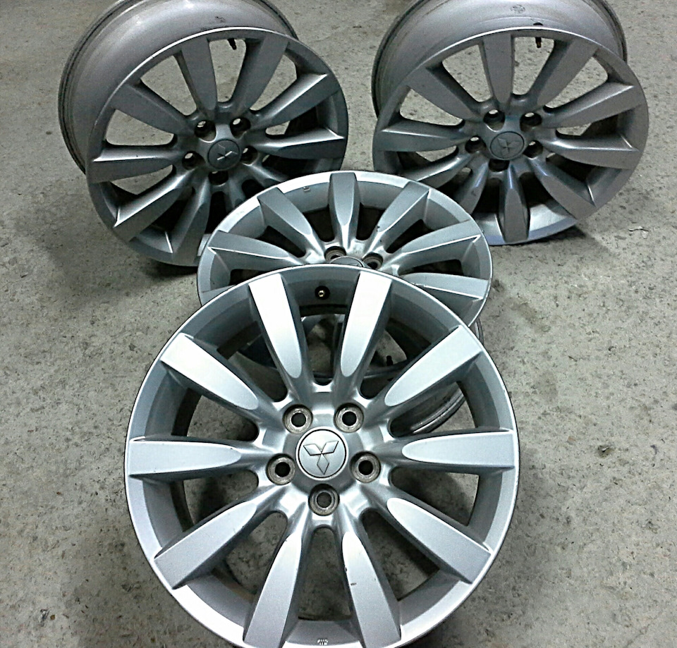 Диски 18" приплыли))) — Mitsubishi ASX, 1,6 л, 2011 года | колёсные ...