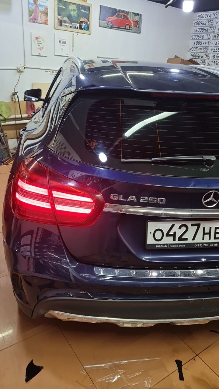 Недорогая тонировка — Mercedes-Benz GLA-Class (X156), 2 л, 2018 года ...