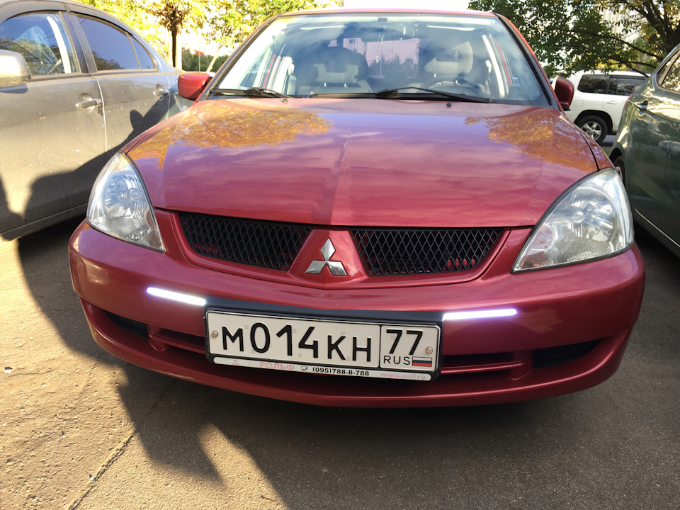 ДХО на лансер — Mitsubishi Lancer IX, 1,6 л, 2007 года | своими руками ...