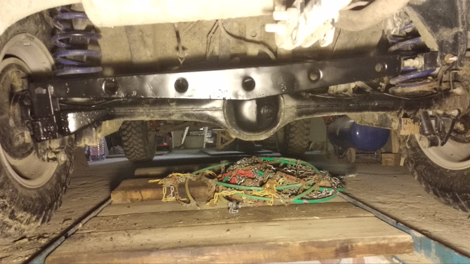 Перенос тяги панара — Chevrolet Niva (1G), 1,7 л, 2008 года | своими ...