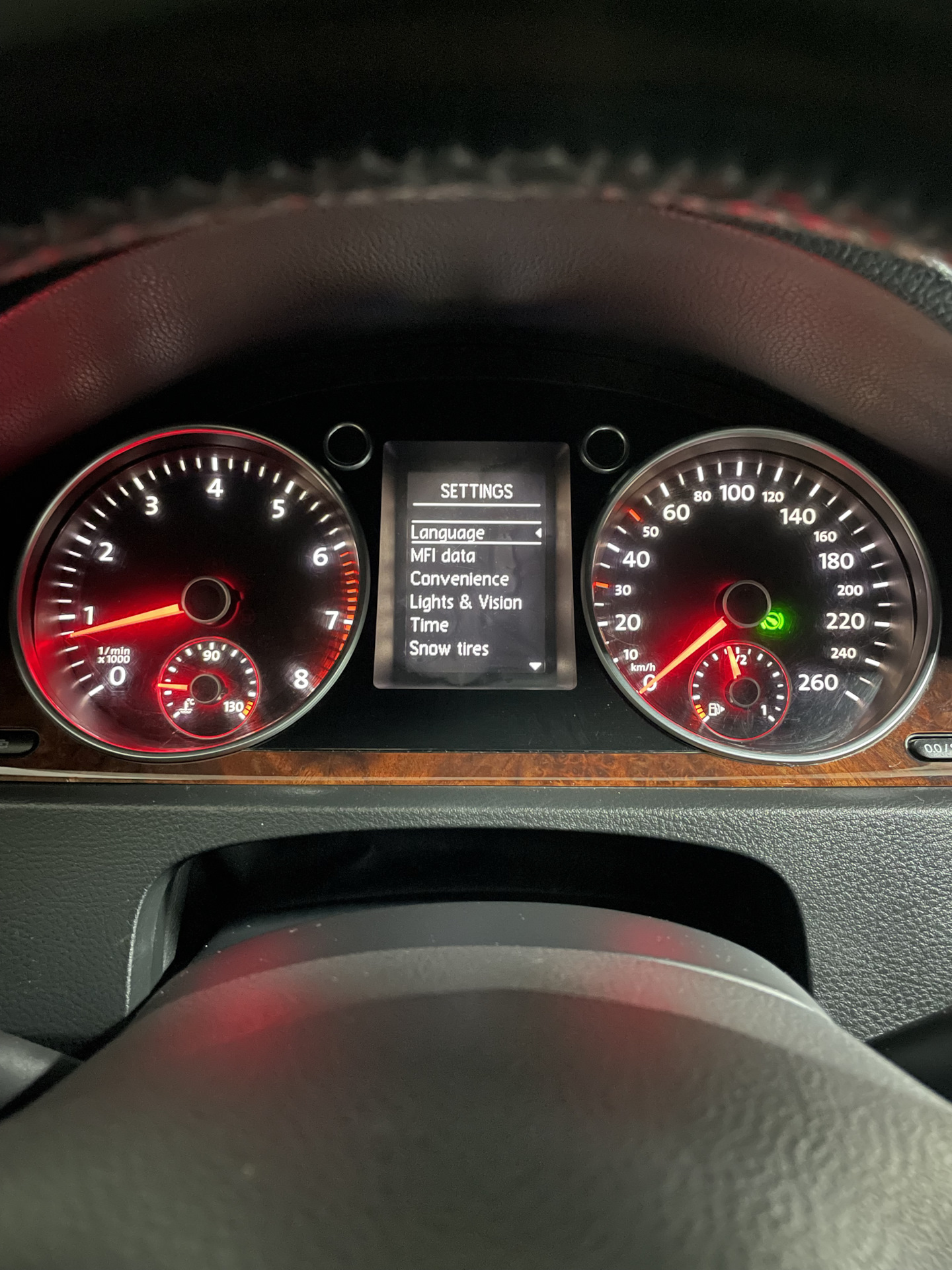 Русификация Ч/Б приборной панели. — Volkswagen Passat B6, 1,8 л