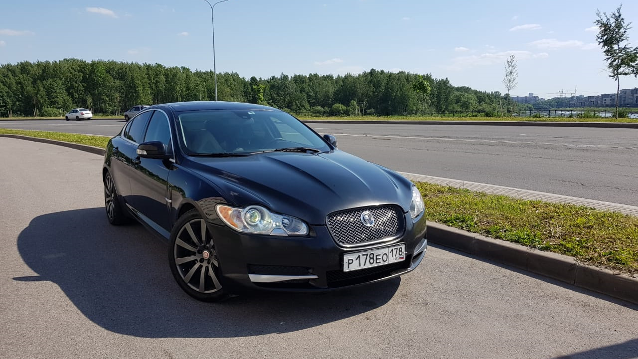 Jaguar XF (1G) 2.7 дизельный 2008 | Черный кот 2.7 на DRIVE2