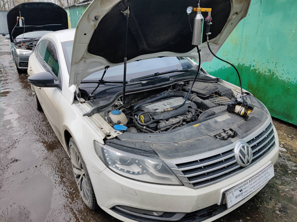 Volkswagen Passat CC промывка топливных форсунок без снятия — Промывка ...