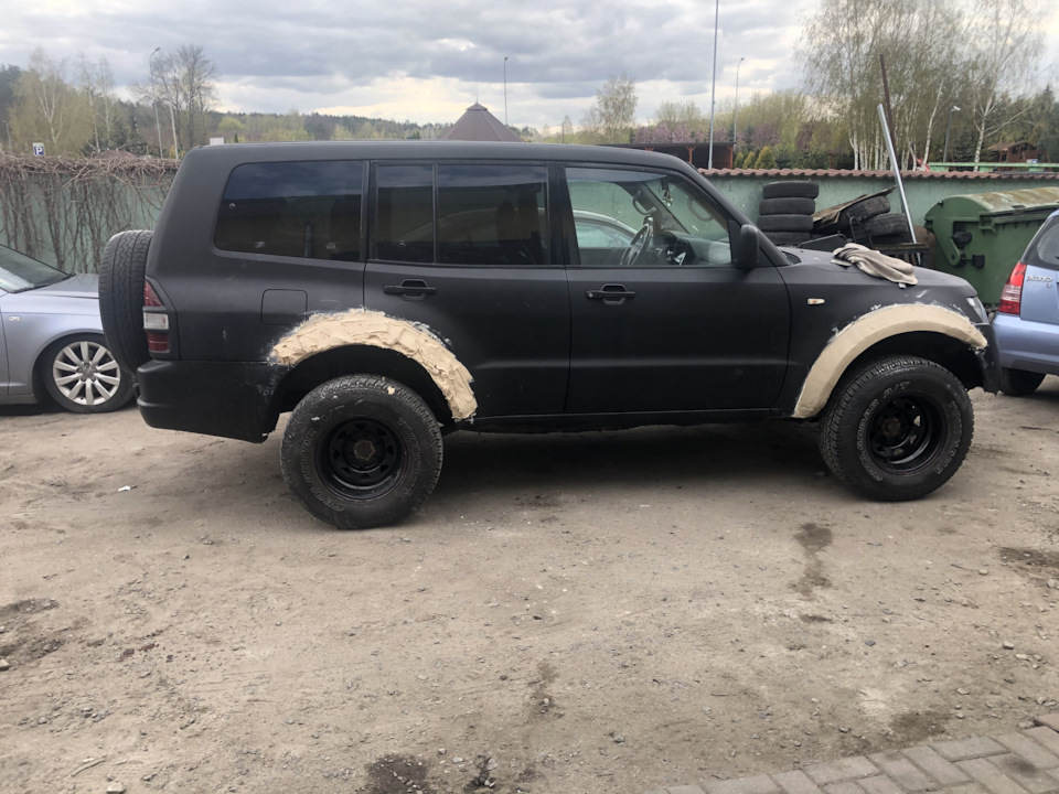 Арки 8+ На Паджеро 3 — Mitsubishi Pajero (3G), 3,2 л, 2003 года ...