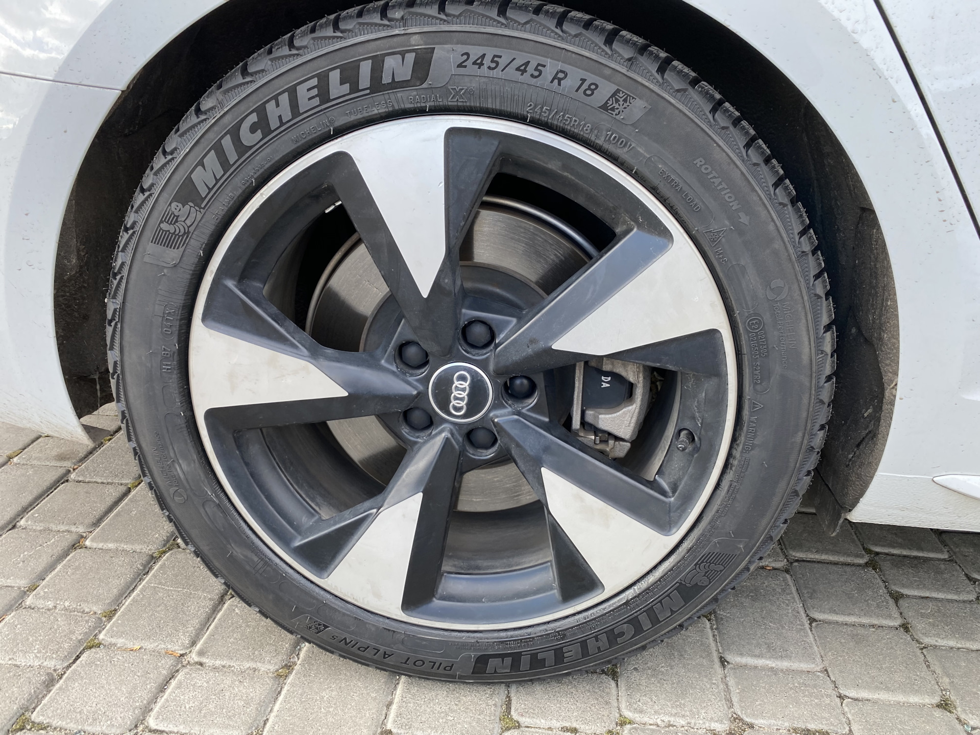 Вопрос встанут Michelin Pilot Alpin PA5 245/45 R18 — Audi A4 (B9), 2 л ...