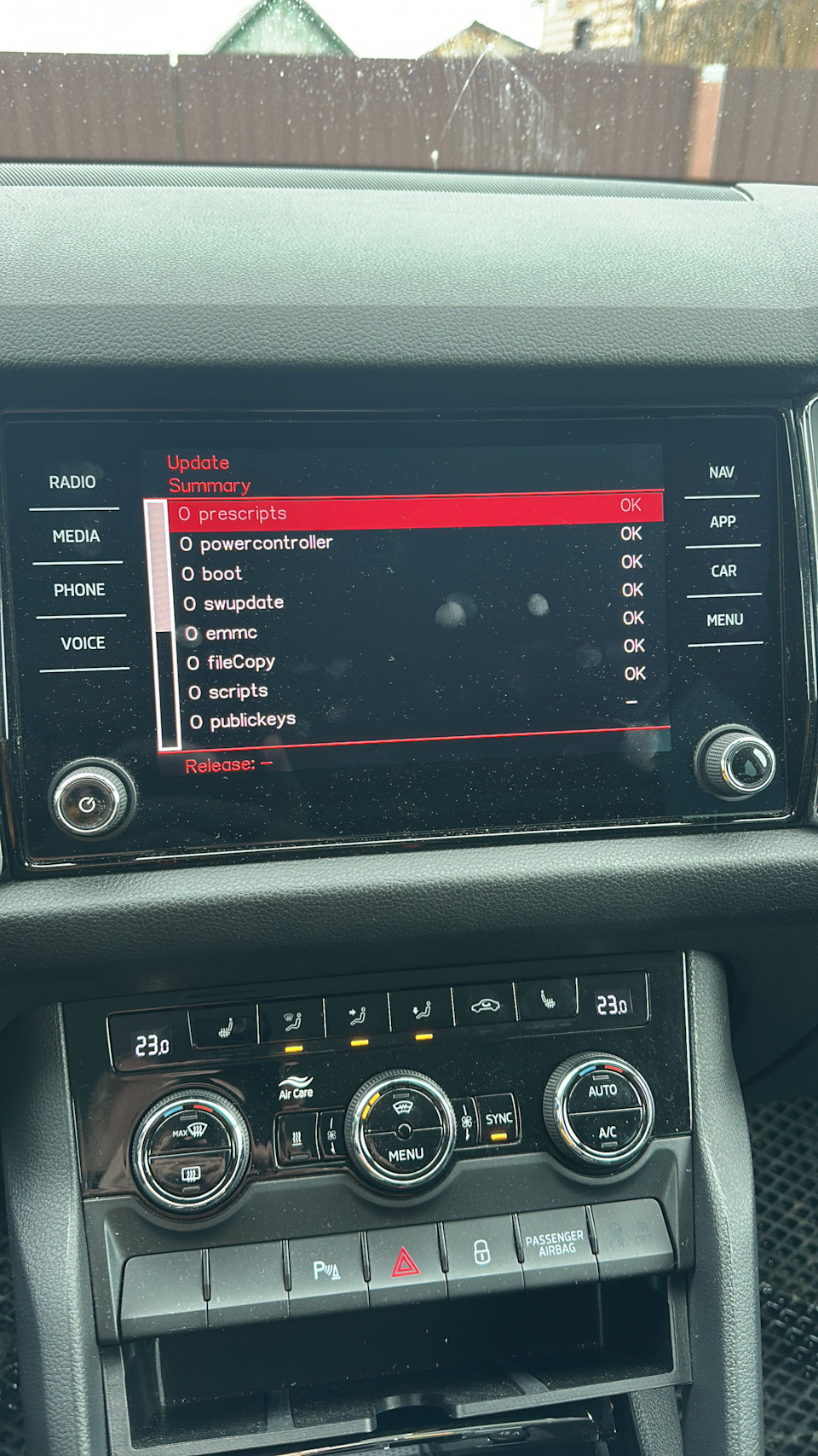 Photo from the logbook Skoda Kodiaq (1G)