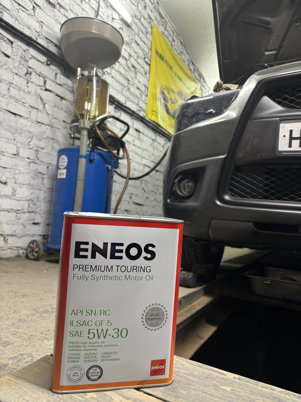 33 — ТО 135 700 км — масло ENEOS 5w-30 — Mitsubishi ASX, 1,6 л, 2011 года |  плановое ТО | DRIVE2