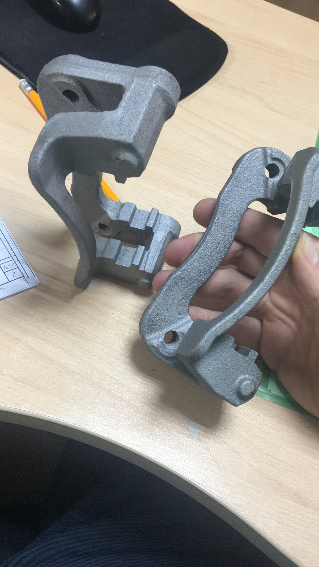 Переборка тормозных суппортов — KIA Cerato Koup (1G), 2 л, 2011 года ...