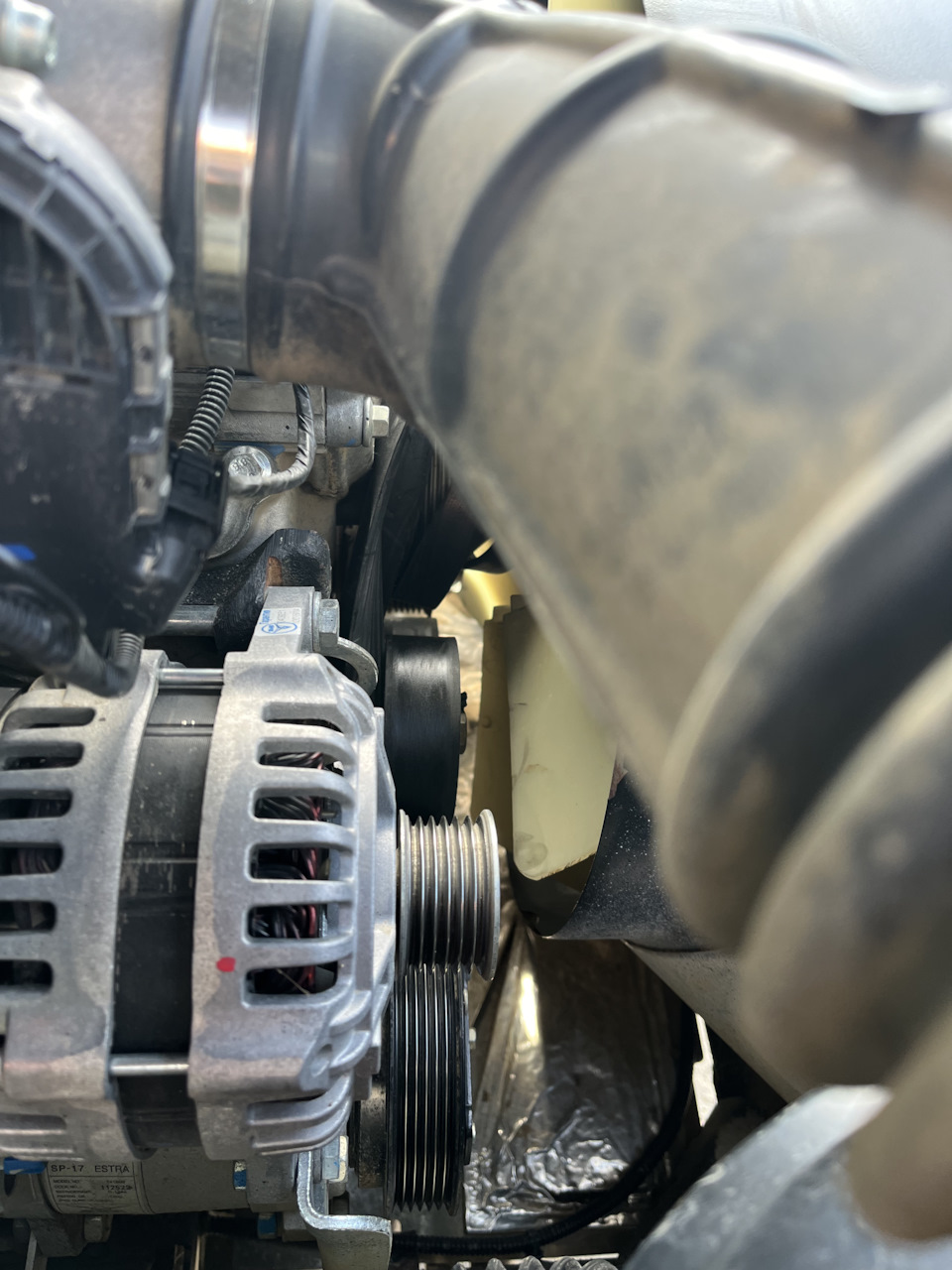 Оборвало ремень, или с добрым утром — УАЗ Patriot, 2,7 л, 2023 года ...