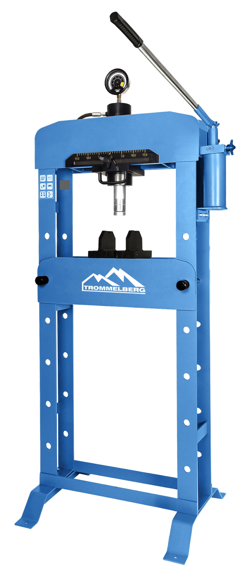 Отзыв о гидравлическом прессе Trommelberg на 30 тонн с ручным приводом и  манометром — DRIVE2