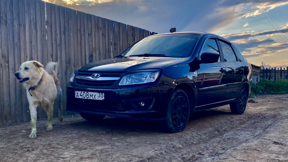 13.ПТФ, luxury не за горами. — Lada Гранта Лифтбек (1G), 1,6 л, 2015 ...