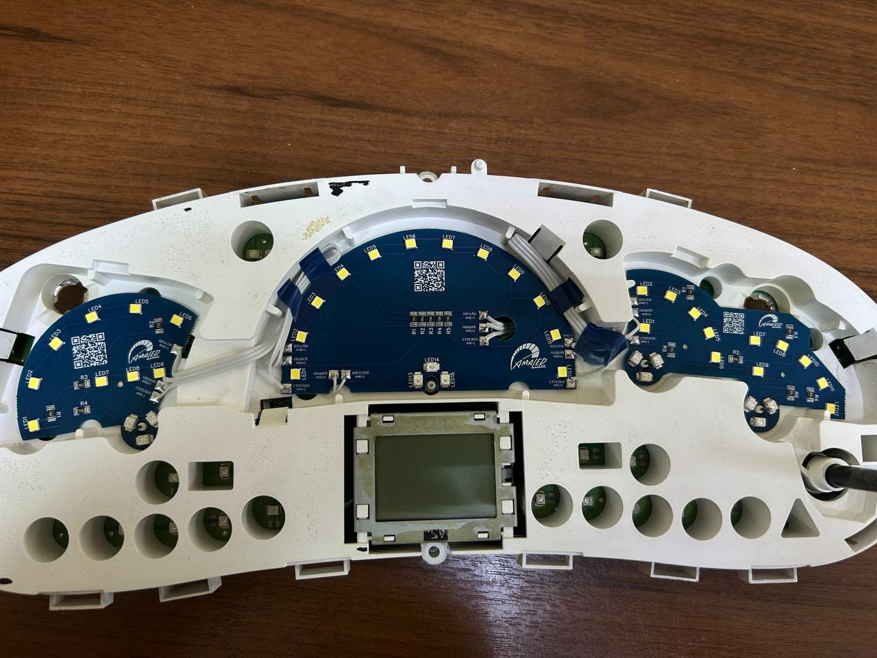 Схема электрических соединений жгута проводов панели приборов 11170 - 3724030-00