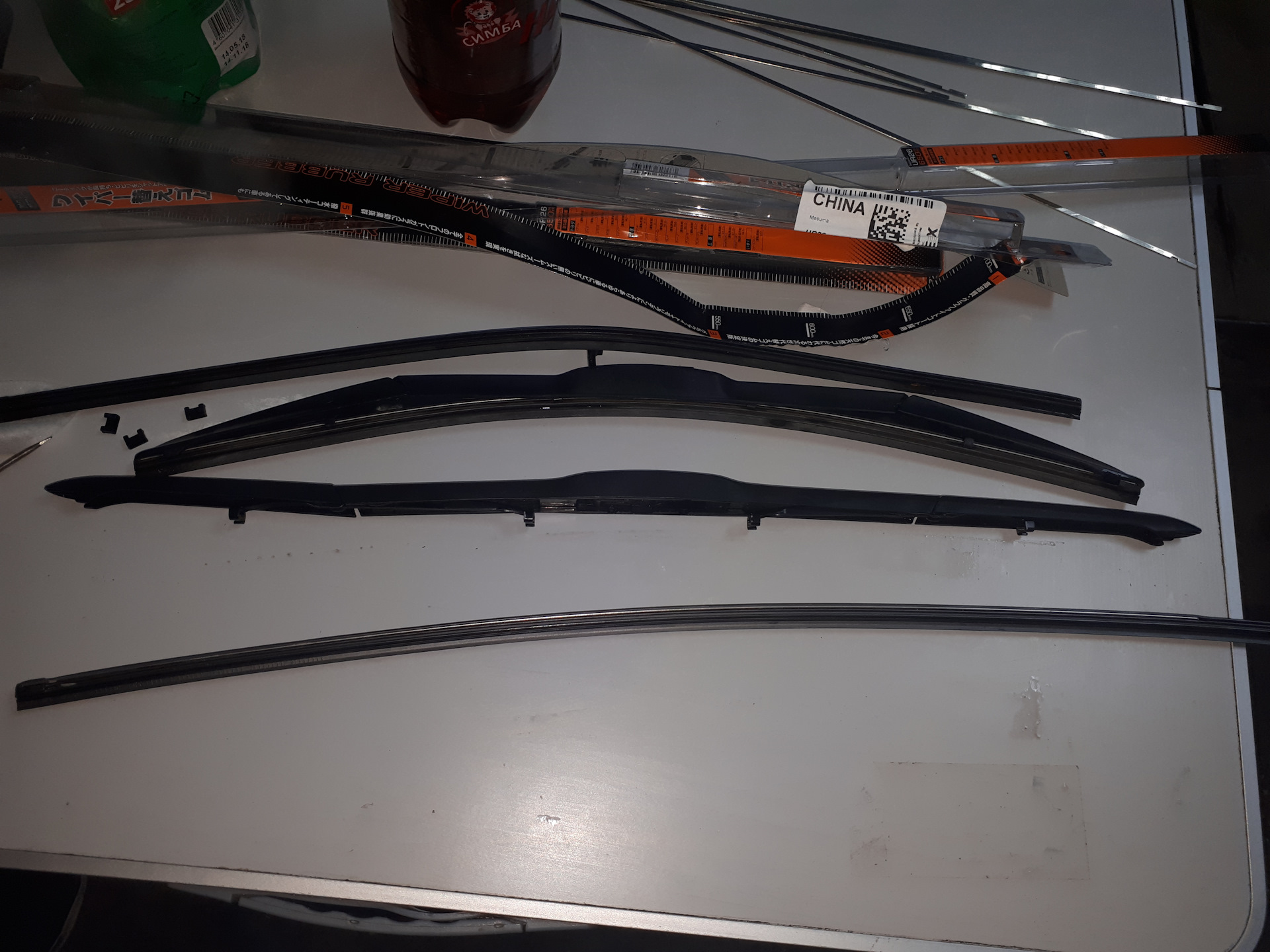 Замена резинок щеток стеклоочистителя Denso Hybrid. — Hyundai Sonata IV ...