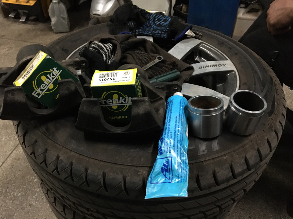 Переборка передних суппортов. — Honda Torneo, 2 л, 2000 года | своими ...