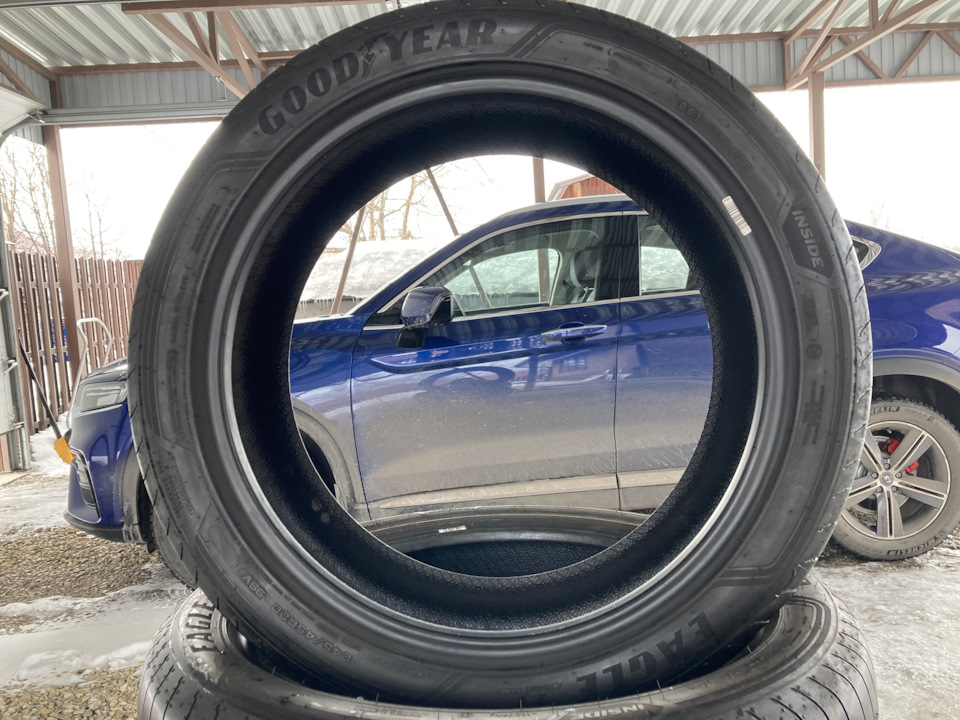 Шины летние Goodyear 245/45 R20 на Geely Tugella. Б/у | 50 000 ₽ в ...