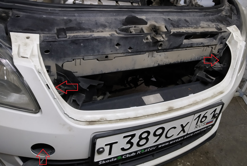 Чистка радиаторов и замена антифриза на Skoda Fabia 2 — 1.2 — Skoda ...