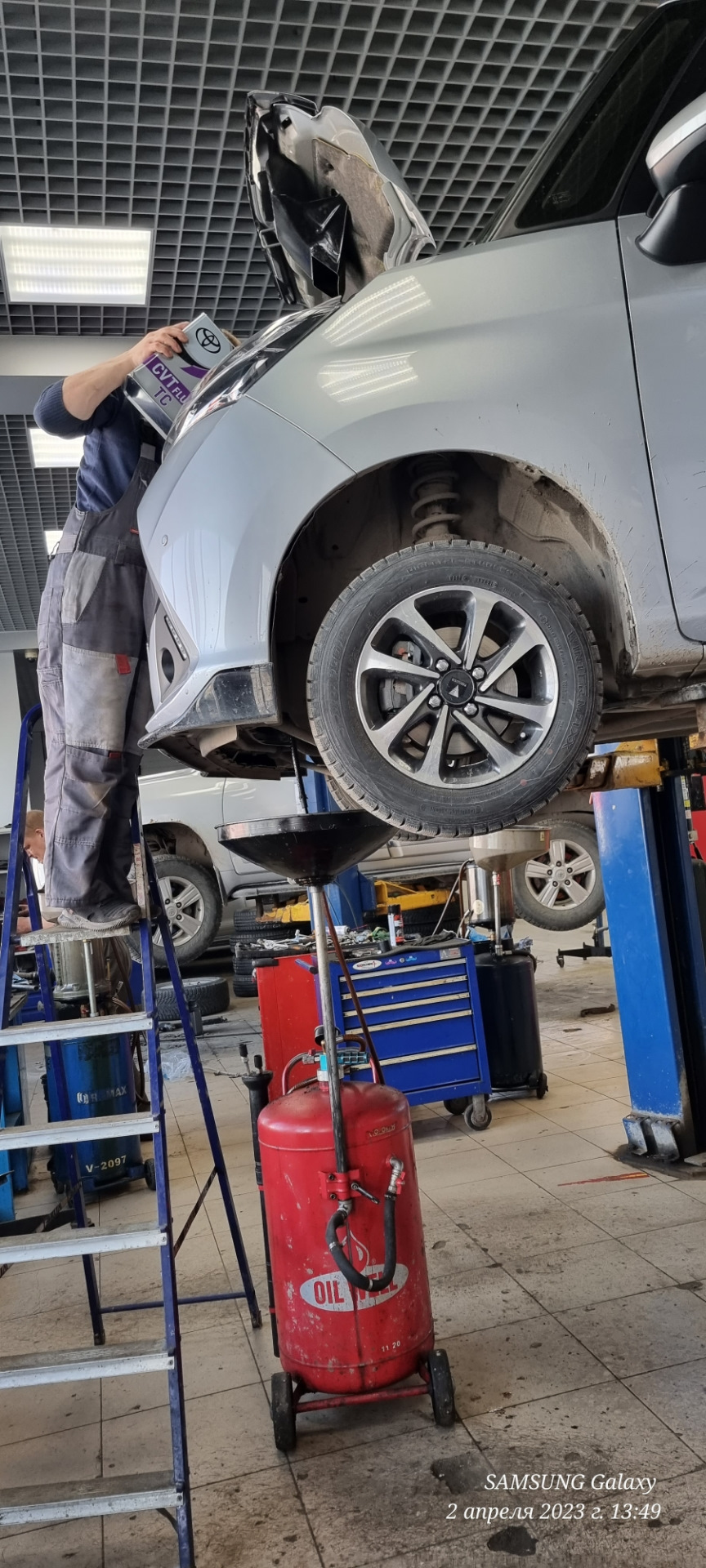 Замена жидкости в вариаторе Тойота Танк — Toyota Tank, 1 л, 2018 года ...