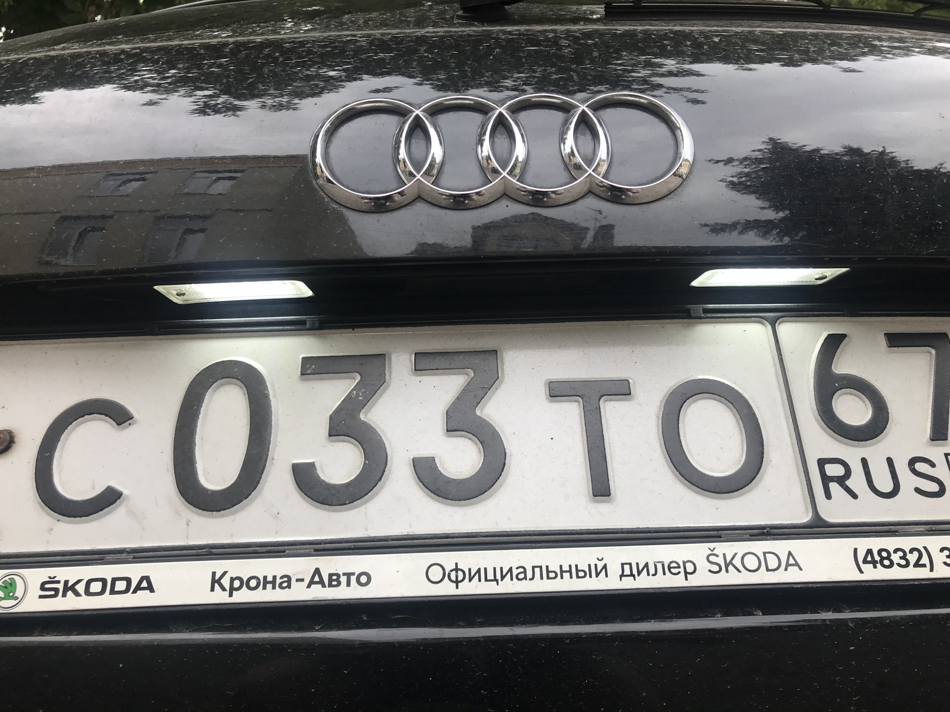 Светодиоды в Подсветку номера — Audi A3 Sportback (8PA), 1,2 л, 2012 года |  аксессуары | DRIVE2