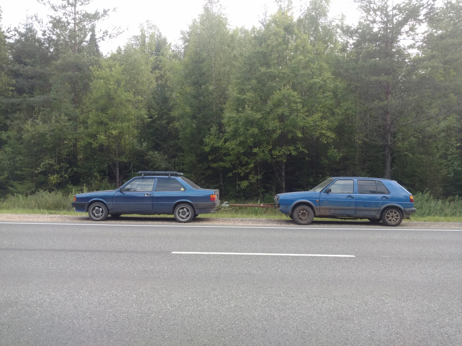 "Шаланда" или синхро-прицеп. — Audi 80 (B2), 1,8 л, 1984 года | покупка ...