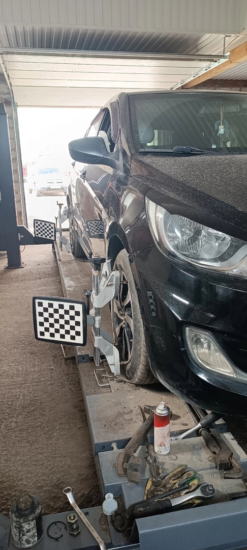 Замена втулки рулевой рейки и рулевых тяг Солярис — Hyundai Solaris (1G ...