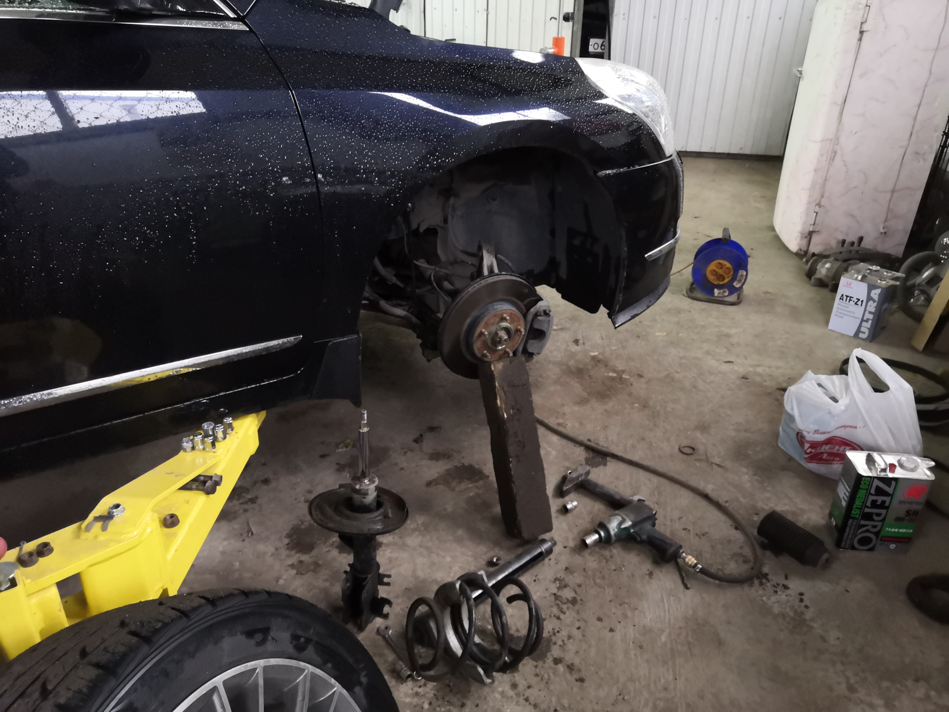 Замена опорного подшипника! — Nissan Teana (J32), 2,5 л, 2008 года ...