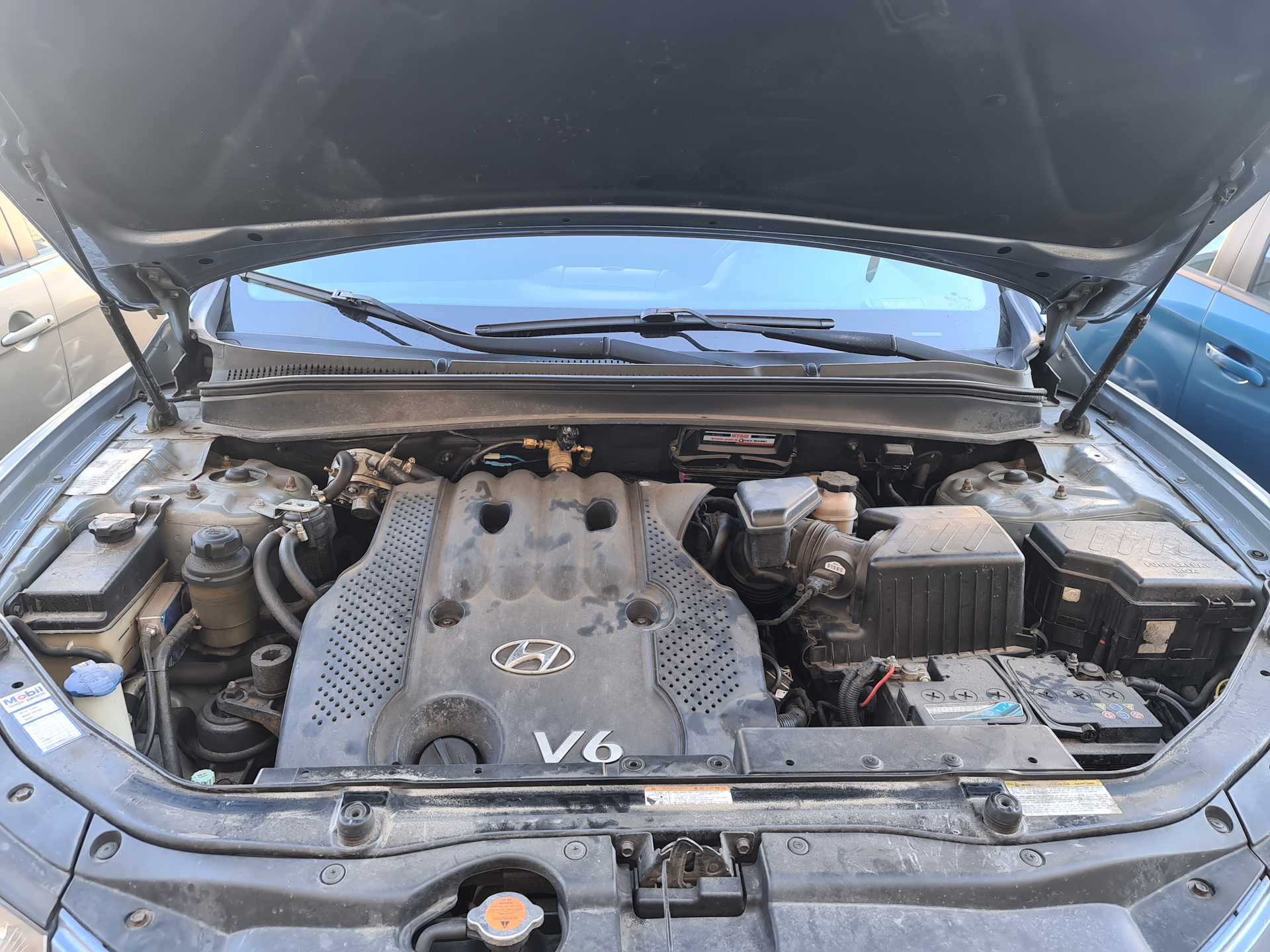 Распорка Санта-фе 2 — Hyundai Santa Fe (2G), 2,7 л, 2007 года | тюнинг ...