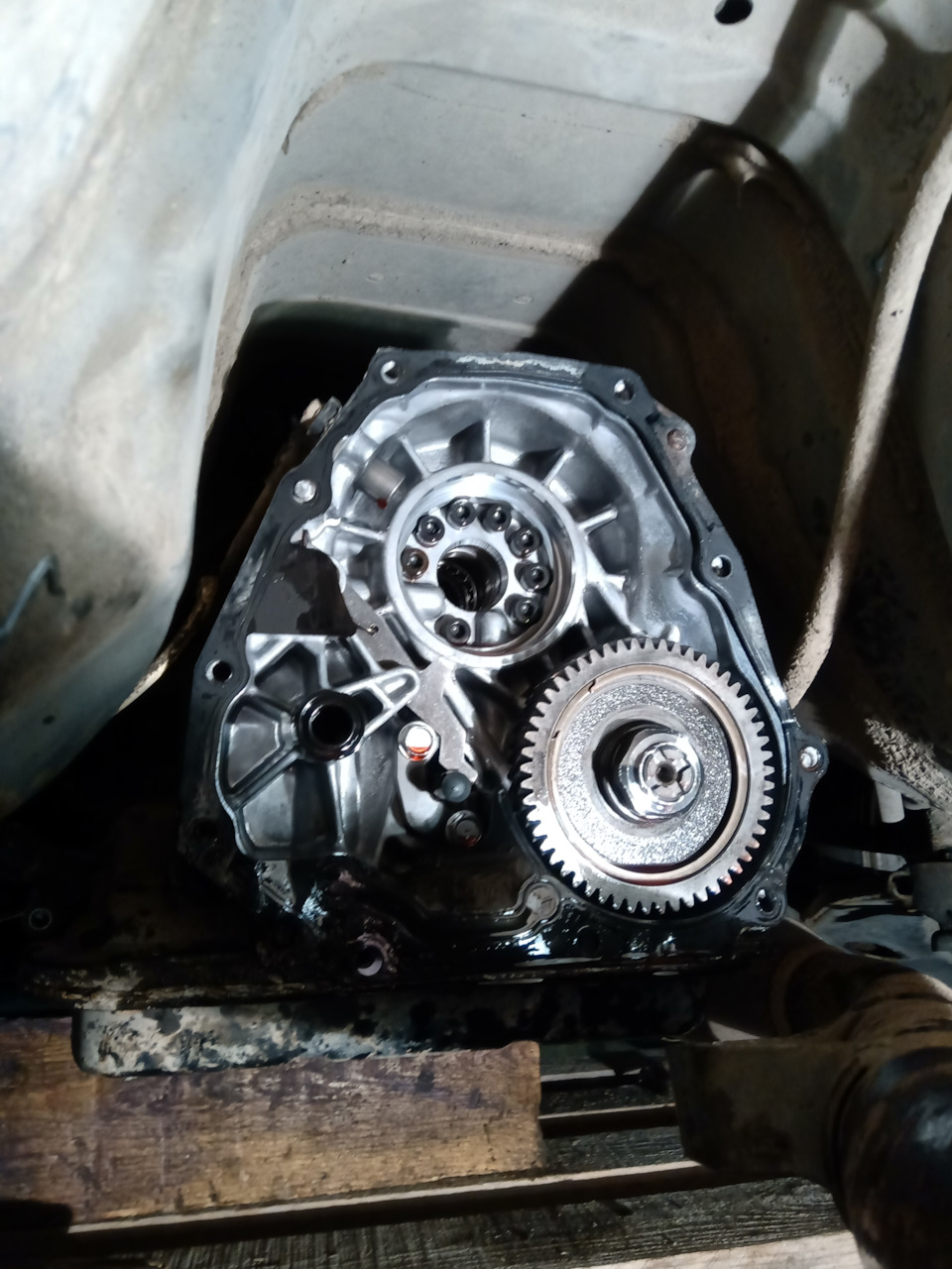 Замена подшипников хвостовика акпп — Subaru Forester (SH), 2 л, 2008 ...