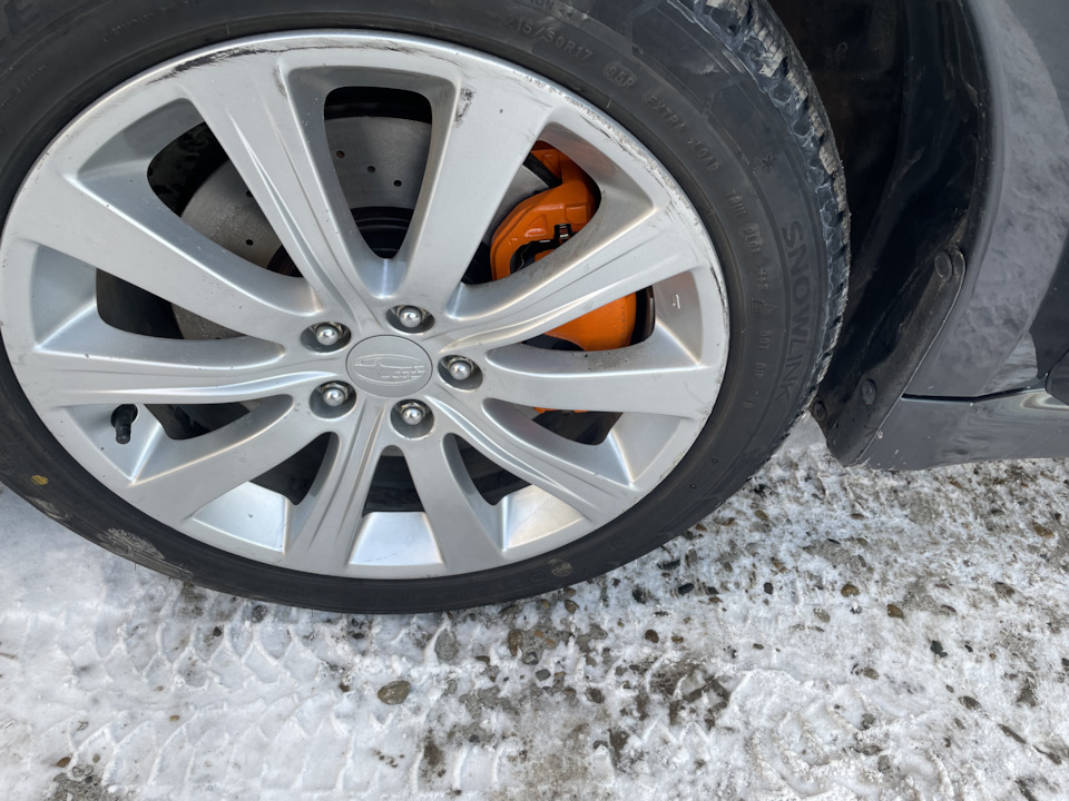 Тормозные дела и фара — Subaru Legacy (BL/BP), 2 л, 2007 года | визит ...