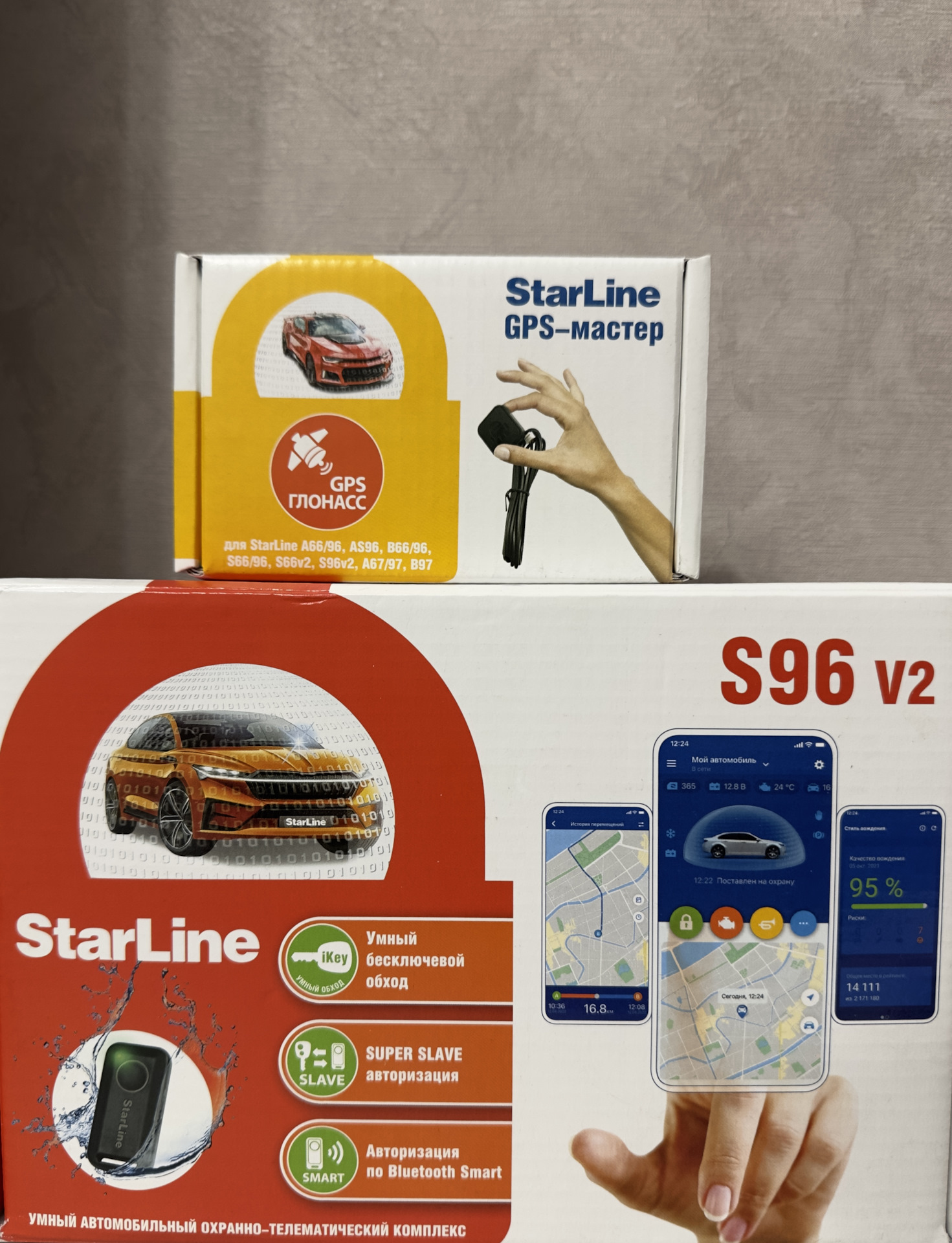 Starline S96 V2 LTE + GPS + ёмкостный датчик EC — 1 — Opel Astra H, 1,8 л,  2014 года | электроника | DRIVE2