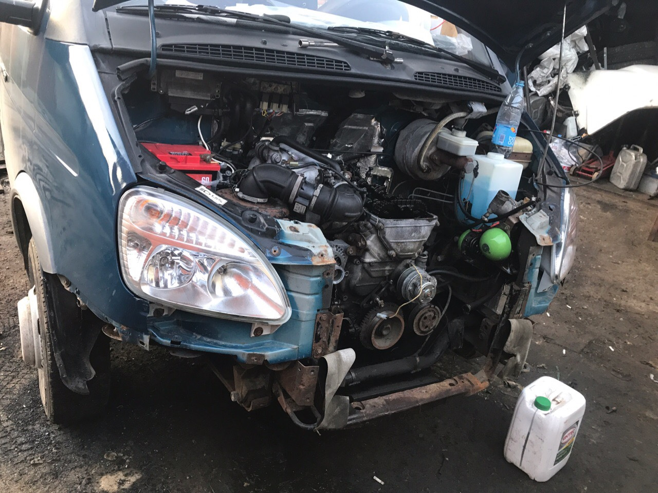 Большое ТО, замена ГРМ, масла, антифриза. — ГАЗ Газель, 2,4 л, 2006 ...