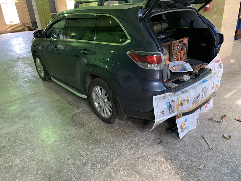 Photo from the logbook Toyota Highlander (XU50)