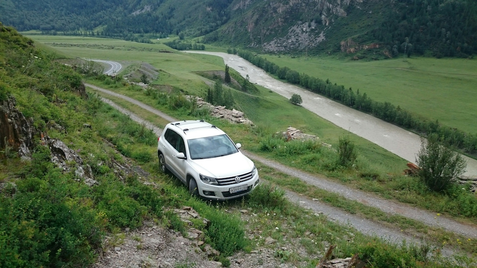 Volkswagen Tiguan в горах